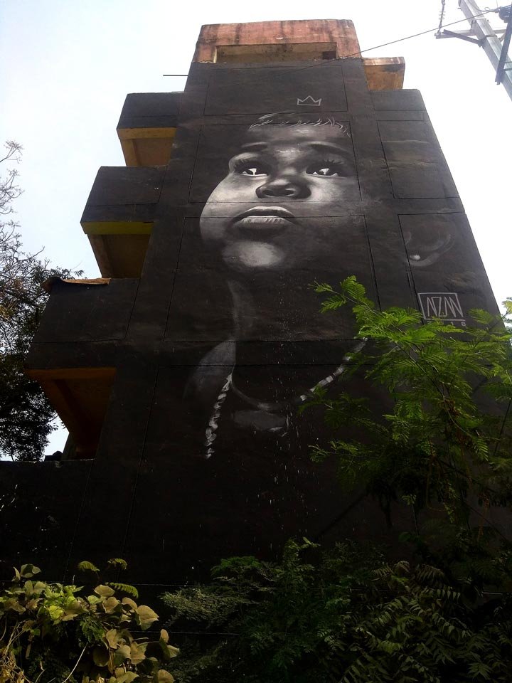MLB-building-in-Jabalpur-by-Afzan---jabalpur-street-art-festival