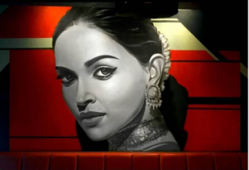 Dipika Padukone portrait by Afzan in Singapore