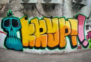 Piece by Krypt.One in Marol Art Village