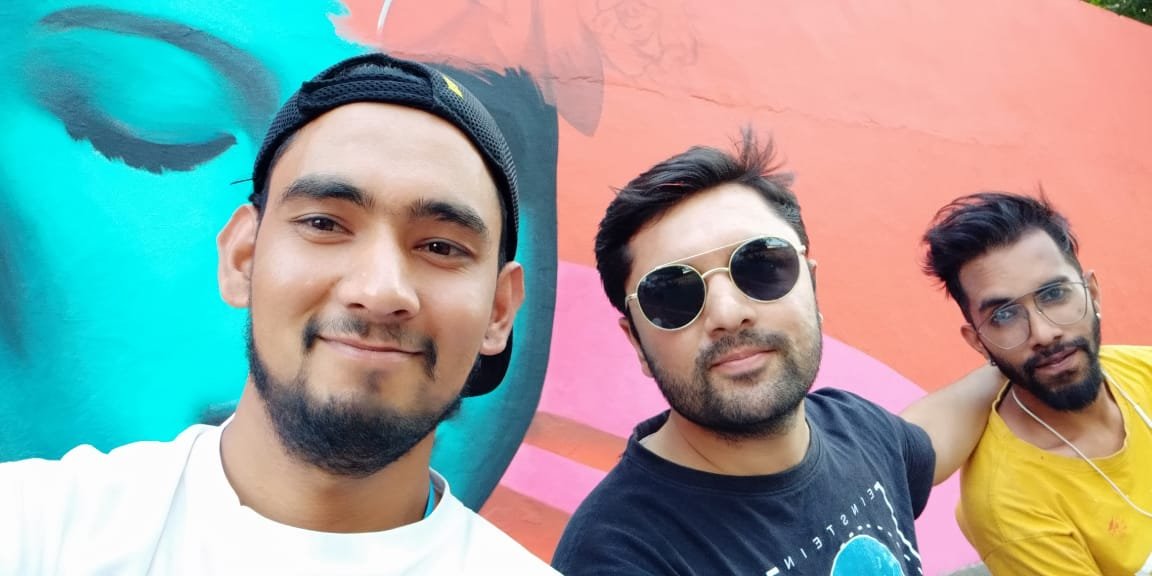 Zain with Afzan and Waste Warriors Team in Dehradun