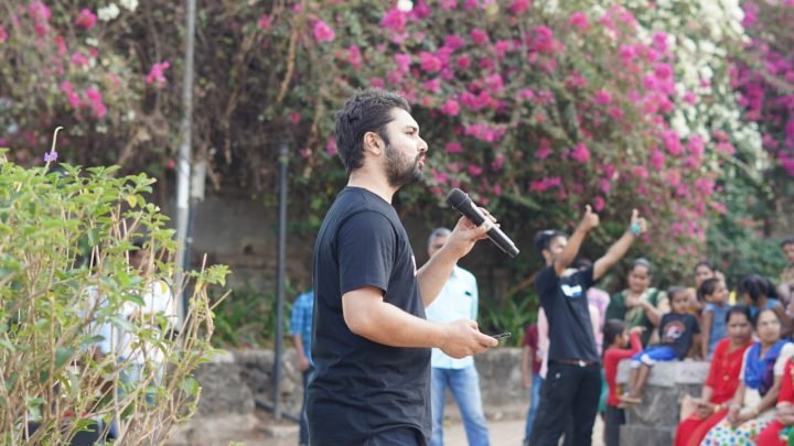 Zain addressing the crowd at Ladies First 2019