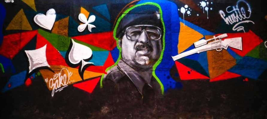 saddam hussain graffiti designed by wicked broz for mumbai lounge blacklisted