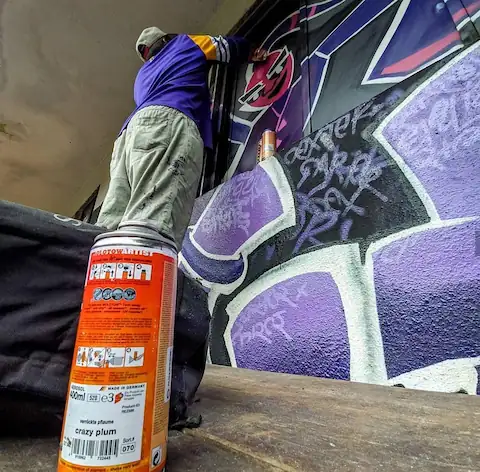 graffit wall art at marol bharat van for bombway fest19