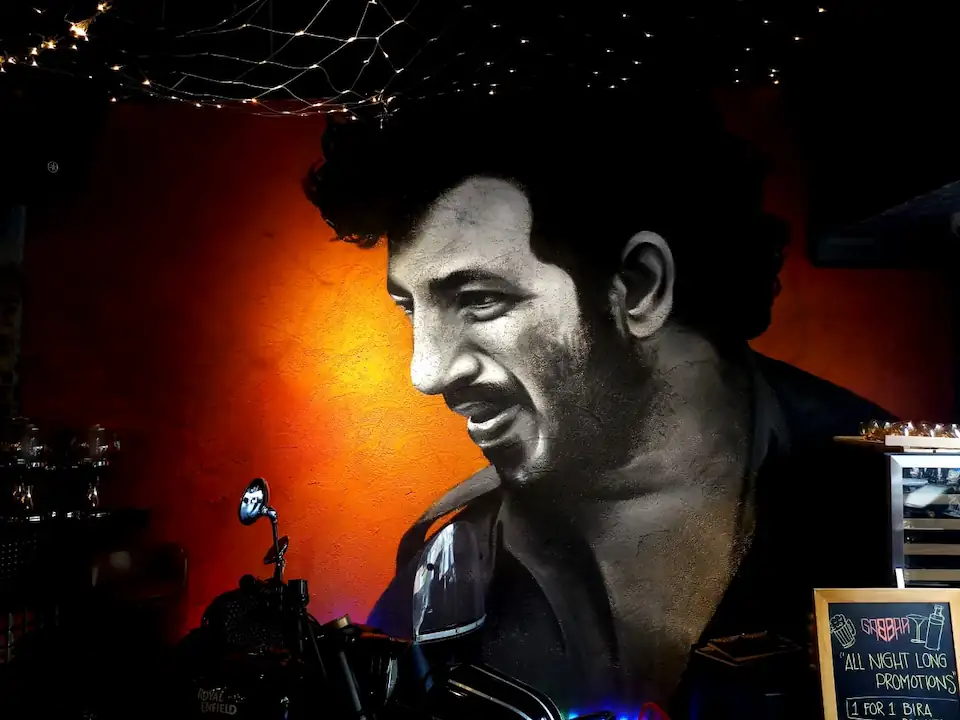 Bollywood art inspired by Gabbar Singh in Singapore